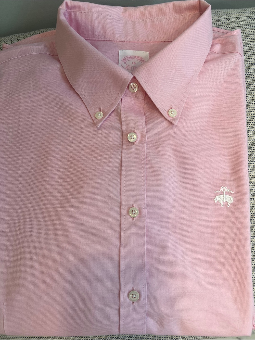 Classic Button-Down Women’s Shirt in Light Pink
